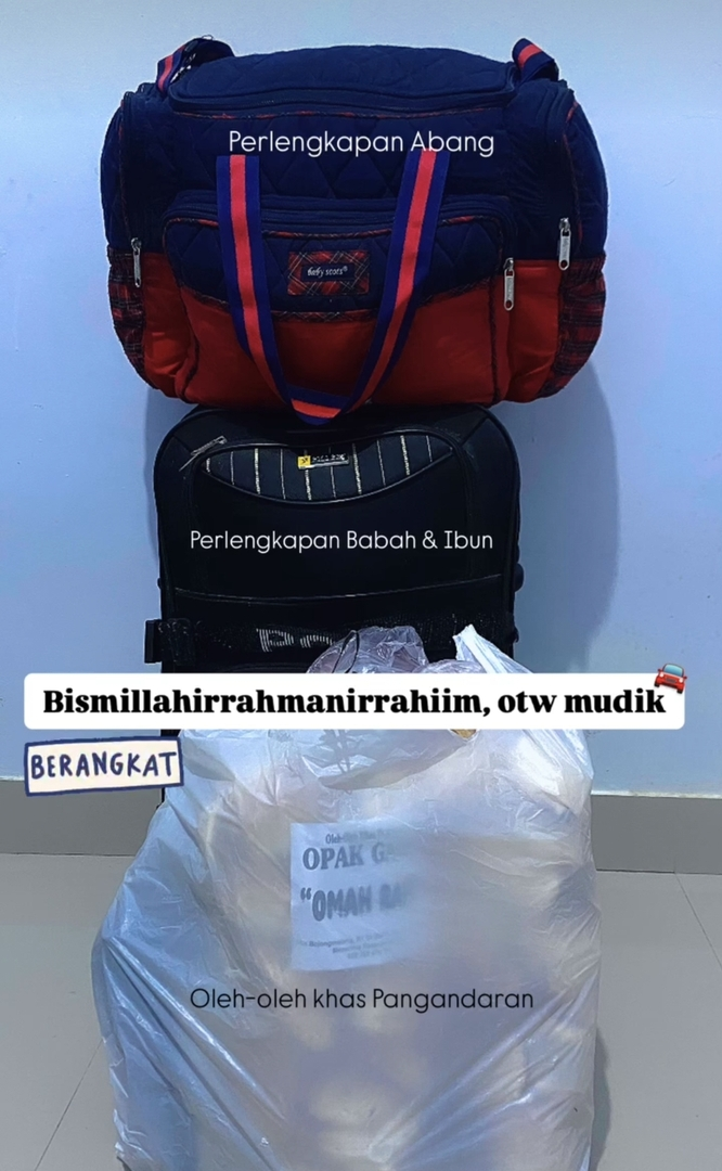 Barang bawaan mudik